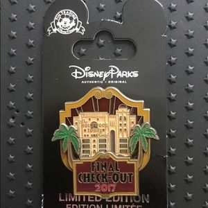 Disney Pin DCA Tower of Terror Final Checkout 2017 LE